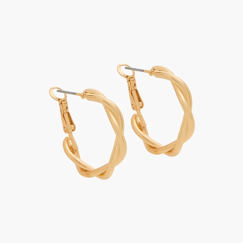 Lifestyle Gold Hoop Earrings Set of 6 for Women